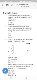 answered 1 what is the bending moment