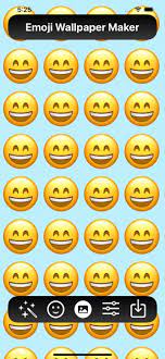 emoji wallpaper maker on the app