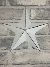 White Metal Barn Star Wall Hanging