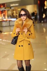 Double Ted Wool Coat With Fur