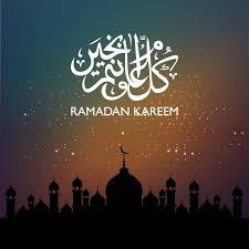 ramadan kareem greeting dark banner