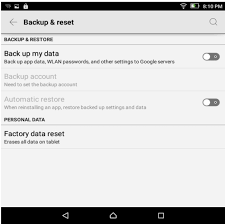 how to factory reset a lenovo android