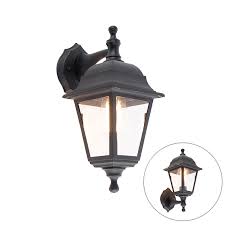 Classic Outdoor Wall Lamp Black