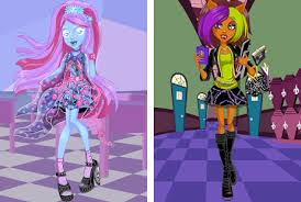 monsters fashion style dress up makeup