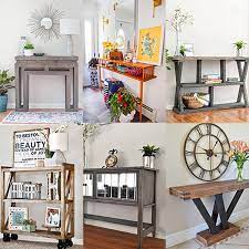 diy console tables with plans