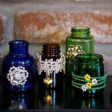 How To Decorate Glass Bottles And Jars