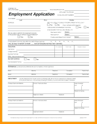Free Employment Application Template Pdf