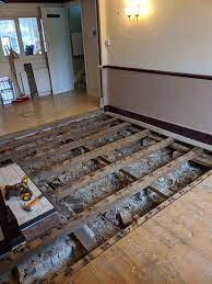 replace a timber floor with concrete