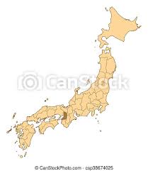 Osaka from mapcarta, the open map. Map Japan Osaka Map Of Japan With The Provinces Osaka Is Highlighted Canstock