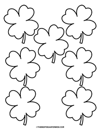 four leaf clover template free
