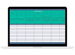 email marketing planning template free
