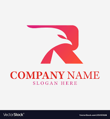 Modern Letter R Initial Eagle Bird Logo Designs