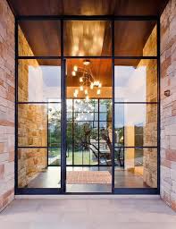 Front Entry House Design Steel Doors