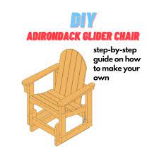Easy Adirondack Glider Chair Plans