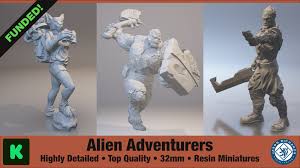 Microworld games started from very humble beginnings in 2008. Alien Adventurers 32mm Resin Miniatures By Jason Richards Publishing Kickstarter