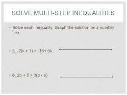 Solving Multistep Equations And