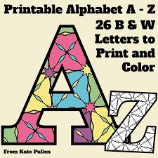 free printable alphabet letters
