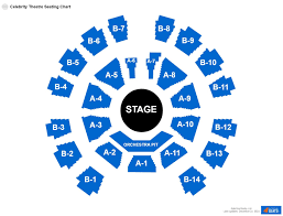 celebrity theatre seating chart