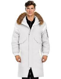 Abbee Winter Fur Hooded Down Jacket In