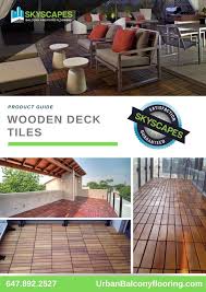 Eco Exotic Wood Interlocking Deck Tiles