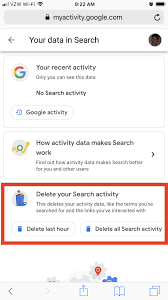 If web & app activity is turned on, your searches and activity from other google services are saved in your google account, so you may get more personalized experiences, like faster searches and more helpful app and content recommendations. How To Delete Google Search History On Safari Google Chrome Iphone
