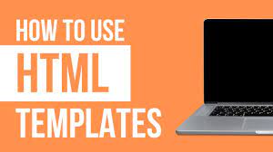 how to use a html template step by