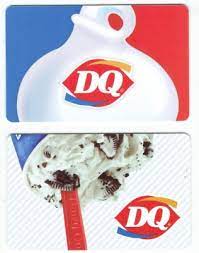 dairy queen gift card lot of 2