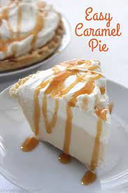 Easy Caramel Pie gambar png