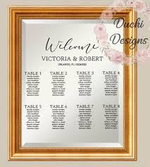 Find Your Seat Mirror Decal Your Seat Awaits Wedding Seating Decal Welcome To Our Wedding Seating Chart Decal For Mirror Seating Decal