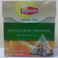 mandarin orange pyramid tea bags