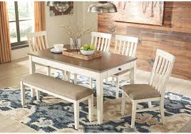 Create the dining room furniture of your dreams. Ashley Bardilyn 6 Piece Rectangular Dining Room Table Set D447 25 01 4 00 Portland Or Key Home
