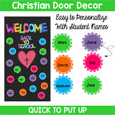 christian back to door welcome