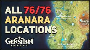 All 76 Aranara Locations Genshin Impact - YouTube