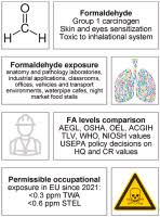 inhalational exposure to formaldehyde