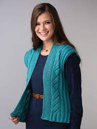 Knitted vest pattern bulky yarn. Vest Knitting Patterns Allyn Vest Knit Pattern