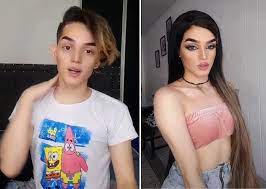 male to female makeup transformation