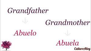 family relations in spanish