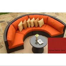 Wicker Malibu Curved Sectional Sofa