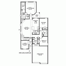 House Plan 47408 Narrow Lot Style
