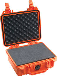 Pelican Case 1200 With Foam Orange