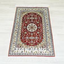 2 5 x4 handwoven silk carpet home