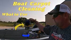 cleaning my skeeter boat carpet with