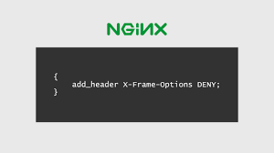 config for x frame options for the web