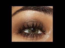 easy brown smokey eye makeup tutorial
