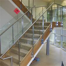 Interior Glass Stair Stainless Steel