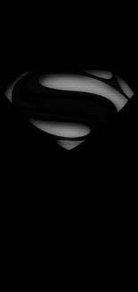 superman s black black dark logo