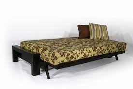 Wall Hugger Futon Frame Black Walnut