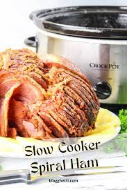 slow cooker spiral ham
