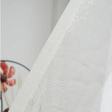 textured sheen white sheer curtain