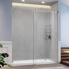 Frameless Single Tub Door Shower Door